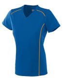 Augusta Sportswear 1093 Girls' Winning Streak Jers in Royal/ gold