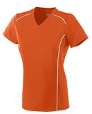 Augusta Sportswear 1093 Girls' Winning Streak Jers in Orange/ white