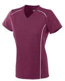 Augusta Sportswear 1093 Girls' Winning Streak Jers in Maroon/ white