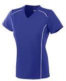 Augusta Sportswear 1093 Girls' Winning Streak Jers in Purple/ white