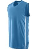 Augusta Sportswear 1180 Winning Streak Game Jersey in Columbia blue/ white