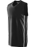 Augusta Sportswear 1180 Winning Streak Game Jersey in Black/ white