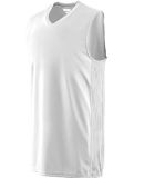 Augusta Sportswear 1180 Winning Streak Game Jersey in White/ white