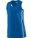 Augusta Sportswear 1182 Women's Winning Streak Rac in Royal/ white