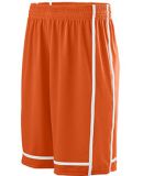 Augusta Sportswear 1186 Youth Winning Streak Short in Orange/ white