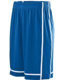 Augusta Sportswear 1186 Youth Winning Streak Short in Royal/ white