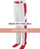 Augusta Sportswear 1447 Series Color Block Basebal White/ Orange