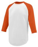 Augusta Sportswear 1505 Nova Jersey in White/ orange