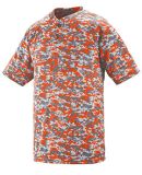 Augusta Sportswear 1556 Youth Digi Camo Wicking Tw in Orange digi