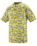 Augusta Sportswear 1556 Youth Digi Camo Wicking Tw in Power yellow digi