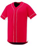 Augusta Sportswear 1660 Slugger Jersey in Red/ white