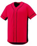 Augusta Sportswear 1661 Youth Slugger Jersey in Red/ black