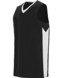 Augusta Sportswear 1712 Block Out Jersey in Black/ white