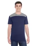 Augusta Sportswear 3055 Challenge T-Shirt Navy/ Graphite Heather