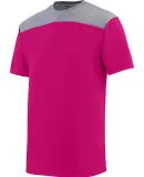 Augusta Sportswear 3055 Challenge T-Shirt Power Pink/ Graphite Heather