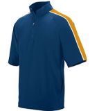 Augusta Sportswear 3788 Quantum Short Sleeve Top in Navy/ gold/ white