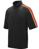 Augusta Sportswear 3788 Quantum Short Sleeve Top in Black/ orange/ white