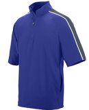 Augusta Sportswear 3788 Quantum Short Sleeve Top in Purple/ graphite/ white