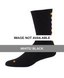 Augusta Sportswear 6090 Youth Color Block Crew Soc White/ Black