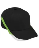 Augusta Sportswear 6283 Youth Slider Cap Black/ Lime/ White