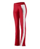 Augusta Sportswear 7737 Women's Aurora Pant in Red/ white/ metallic silver