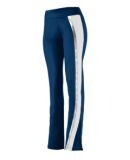 Augusta Sportswear 7737 Women's Aurora Pant in Navy/ white/ metallic silver