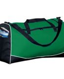 Augusta Sportswear 1911 Large Tri-Color Sport Bag KELLY/ BLK/ WHT