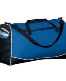 Augusta Sportswear 1911 Large Tri-Color Sport Bag ROYAL/ BLK/ WHT