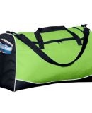 Augusta Sportswear 1911 Large Tri-Color Sport Bag LIME/ BLACK/ WHT