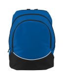 Augusta Sportswear 1915 Tri-Color Backpack in Royal/ black/ white