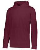 Augusta Sportswear 5506 Youth Wicking Fleece Hoode in Maroon