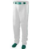 Augusta Sportswear 1446 Youth Series Baseball/Soft in White/ dark green