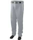 Augusta Sportswear 1446 Youth Series Baseball/Soft in Silver grey/ black