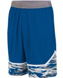 Augusta Sportswear 1117 Mod Camo Game Short ROYAL/ GRPH/ WHT