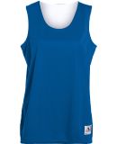 Augusta Sportswear 147 Women's Reversible Wicking  in Royal/ white