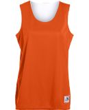 Augusta Sportswear 147 Women's Reversible Wicking  in Orange/ white