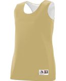 Augusta Sportswear 147 Women's Reversible Wicking  in Vegas gold/ white