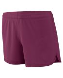 Augusta Sportswear 357 Women's Accelerate Short in Maroon