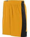 Augusta Sportswear 1606 Youth Lightning Short in Gold/ black