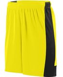 Augusta Sportswear 1606 Youth Lightning Short in Power yellow/ black