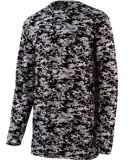 Augusta Sportswear 2788 Digi Camo Wicking Long Sle in Black digi