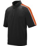 Augusta Sportswear 3789 Youth Quantum Short Sleeve in Black/ orange/ white