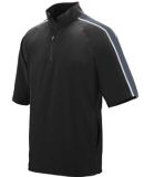 Augusta Sportswear 3789 Youth Quantum Short Sleeve in Black/ graphite/ white