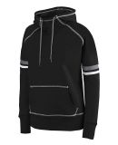 Augusta Sportswear 5440 Women's Spry Hoodie in Black/ white/ carbon