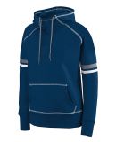 Augusta Sportswear 5440 Women's Spry Hoodie in Navy/ white/ carbon