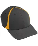 Augusta Sportswear 6311 Youth Flexfit Zone Cap in Black/ gold