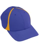 Augusta Sportswear 6311 Youth Flexfit Zone Cap in Purple/ gold