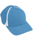 Augusta Sportswear 6311 Youth Flexfit Zone Cap in Columbia blue/ white