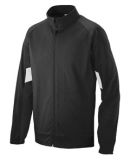 Augusta Sportswear 7722 Tour De Force Jacket in Black/ black/ white