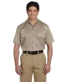 1574 Dickies Short Sleeve Twill Work Shirt  DESERT SAND
